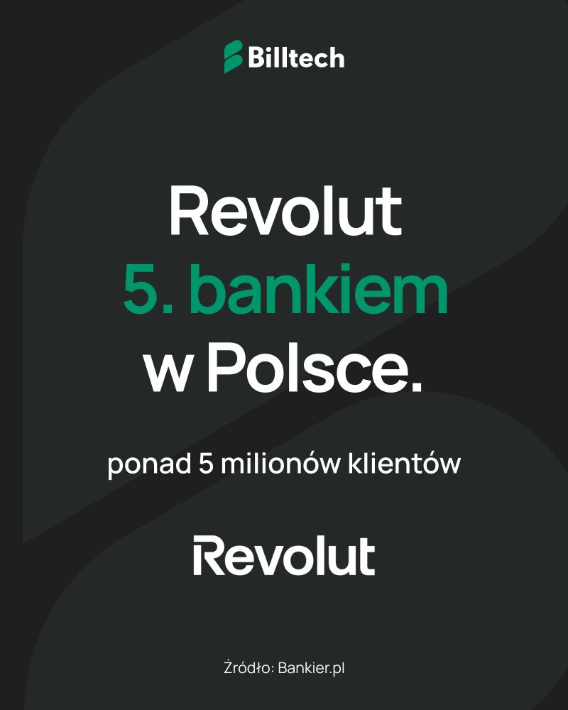 Grafika: Revolut ma w Polsce ponad 5 mln klientów. Co sprawia, że klient wraca do aplikacji banku
