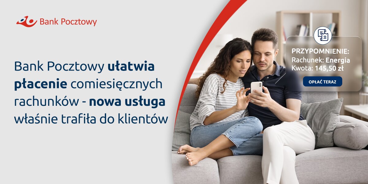 Usługa Moje rachunki w Banku Pocztowym