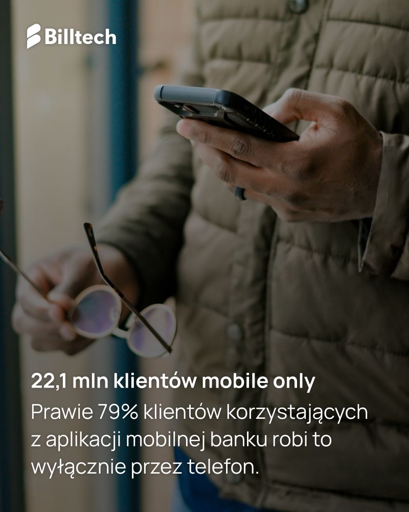 Grafika: 22,1 mln klientów banków korzysta wyłącznie z telefonu